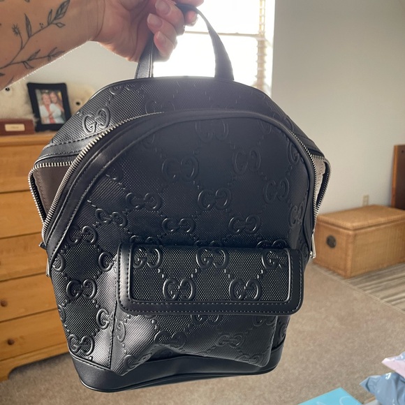 Mini Black Backpack - Picture 3 of 4